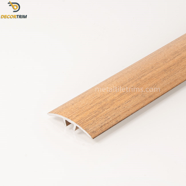 Screw Fix Laminate Floor Threshold Strip , Wood Grain Metal Transition