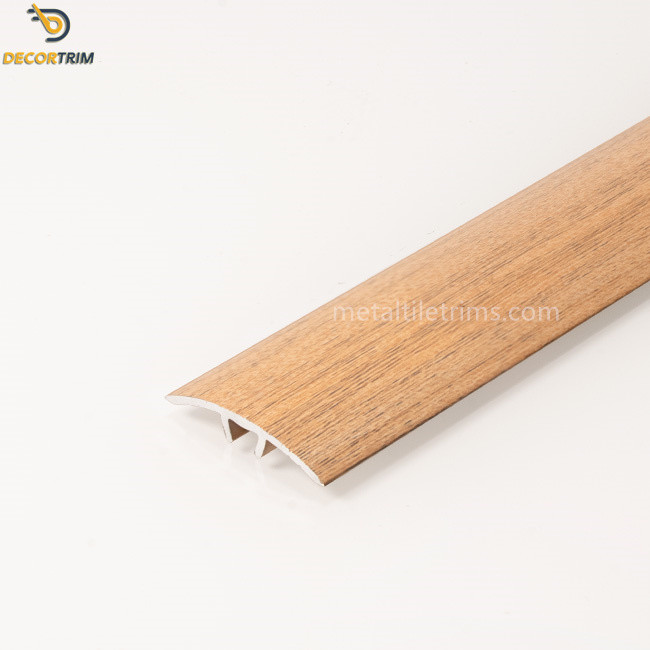 Screw Fix Laminate Floor Threshold Strip , Wood Grain Metal Transition