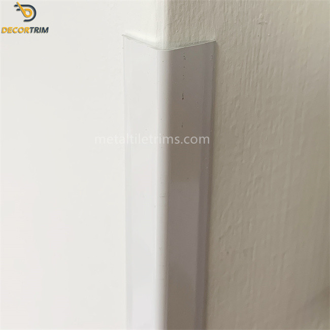 Powder Coating Wall Edge Protection Strips , 15mm Wall Corner Edging Strip 1.1mm Thick