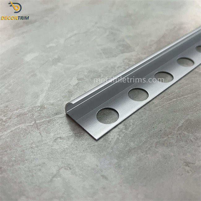 Round Shape 12mm Aluminum Tile Corner Trim Ceramic Tile Edging Trim